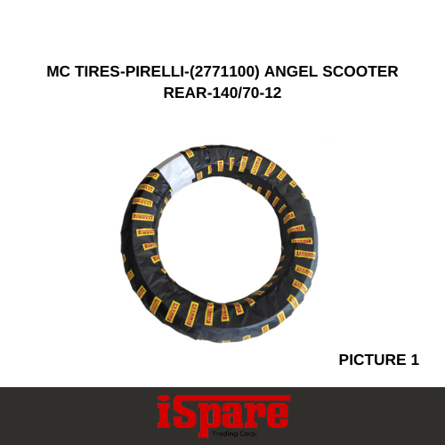 MC TIRES-PIRELLI-(2771100) ANGEL SCOOTER REAR-140/70-12