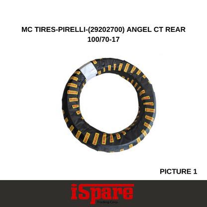 MC TIRES-PIRELLI-(29202700) ANGEL CT REAR 100/70-17