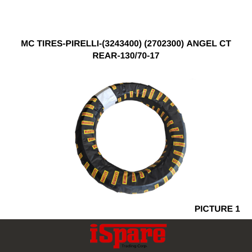 MC TIRES-PIRELLI-(3243400) (2702300) ANGEL CT REAR-130/70-17