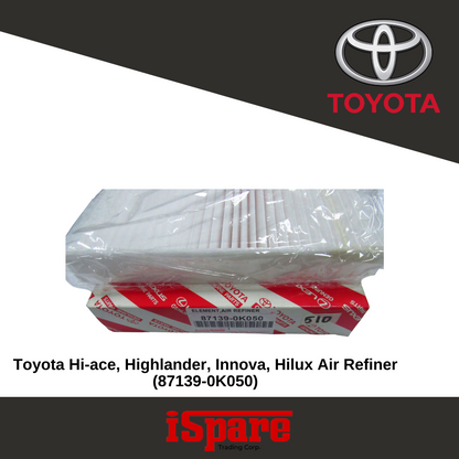 Cabin Filter (87139-OK050) TOYOTA Hilux