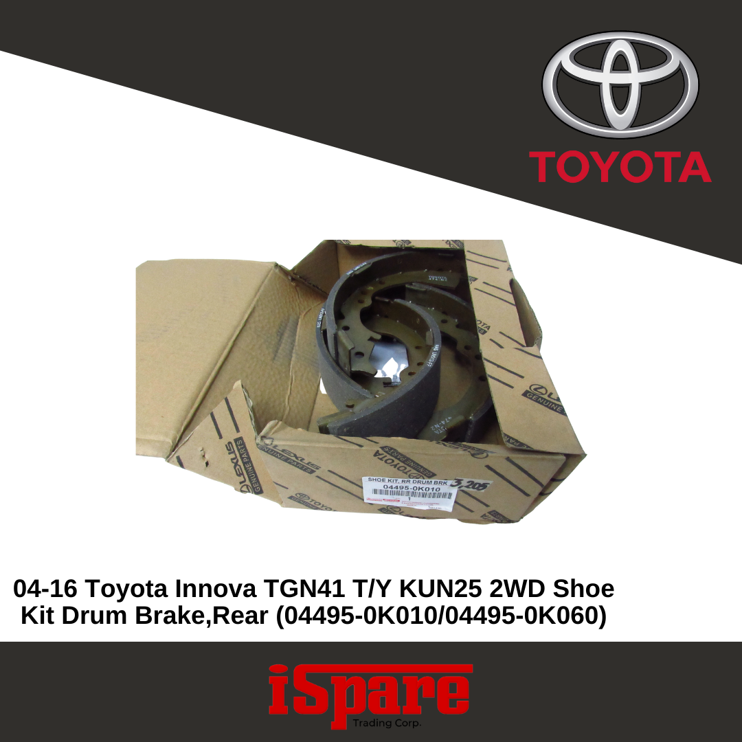 Brake Shoe Rr (04495-0K010)TOYOTA Innova