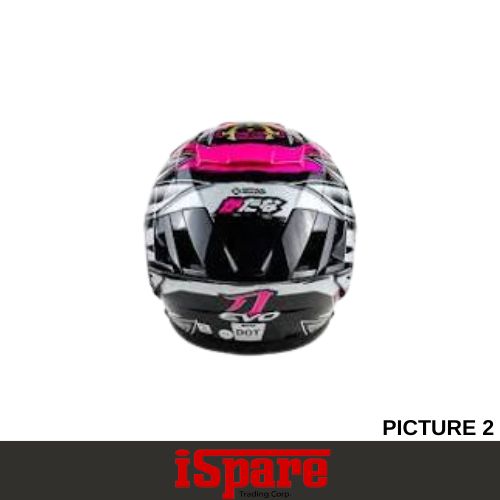 HELMET-EVO-GSX 3000 KATANA-GREY/PINK-LARGE