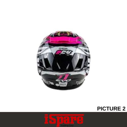 HELMET-EVO-GSX 3000 KATANA-GREY/PINK-LARGE