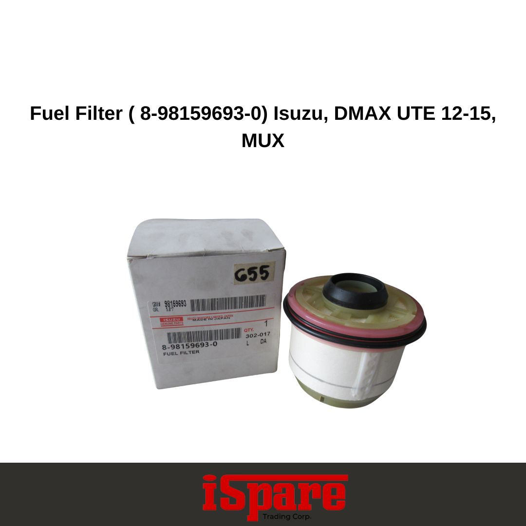 Fuel Filter (8-98159693-0) IZUZU D-Max Ute 12-15, Mux