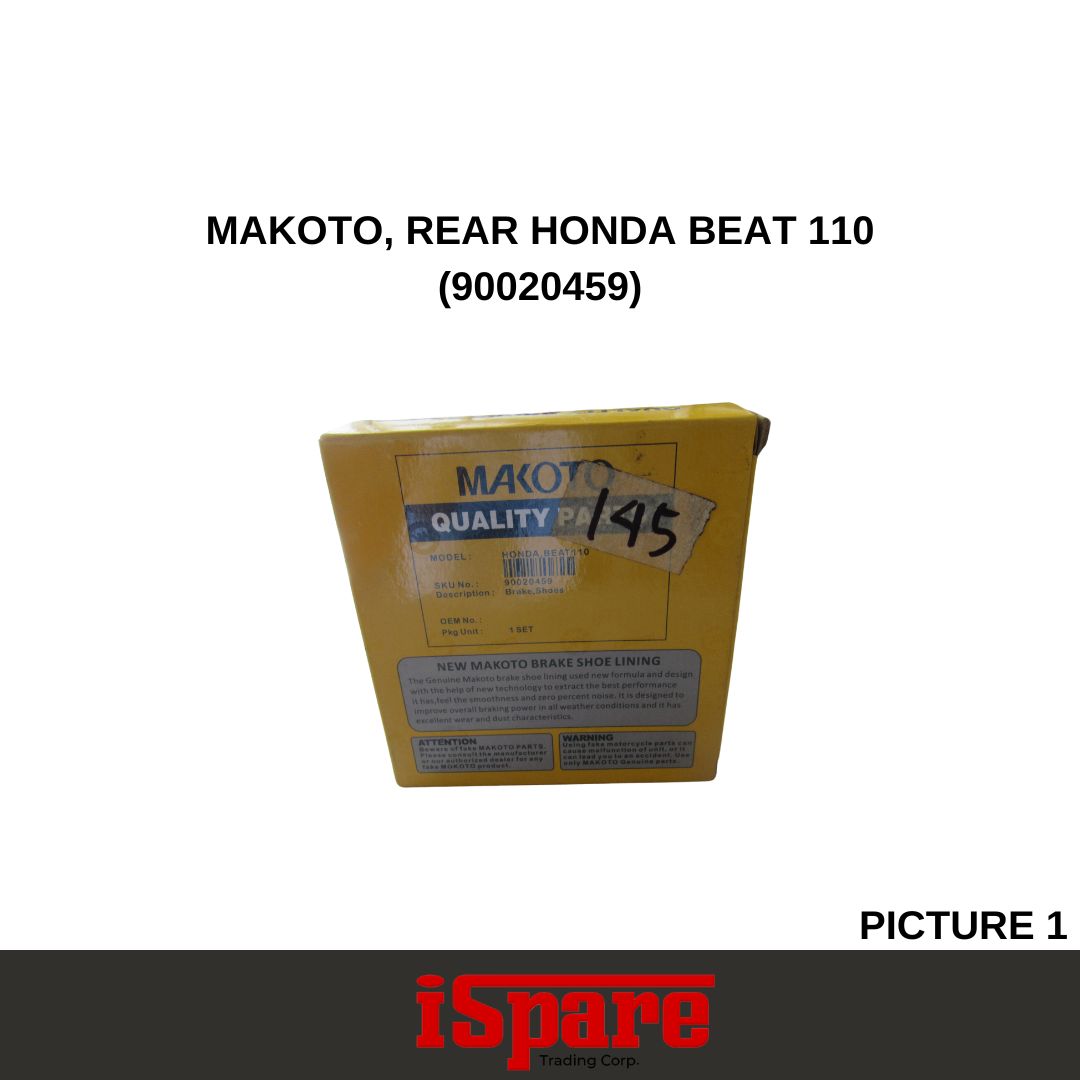 MAKOTO, HONDA BEAT110 RR BRAKE SHOE