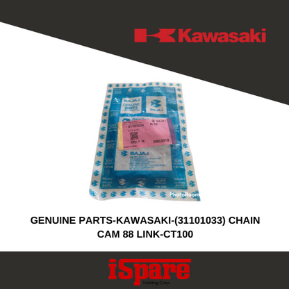 GENUINE PARTS-KAWASAKI-(31101033) CHAIN CAM 88 LINK-CT100