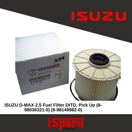 Fuel Filter (8-98036321-0) IZUZU Dmax 2.5 DITD,Pick up