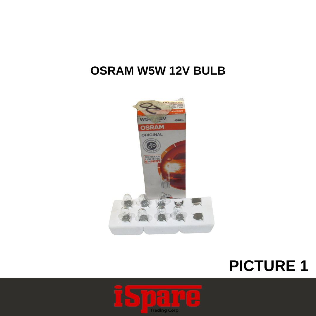 MC BULB-OSRAM-OSR40 (2825) W5W METER BULB-12V (T-10)