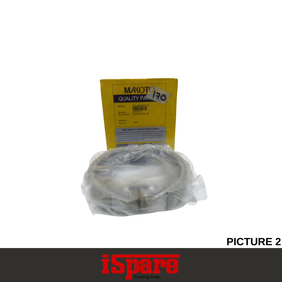 MAKOTO, KAWASAKI BARAKO175 FR BRAKE SHOE