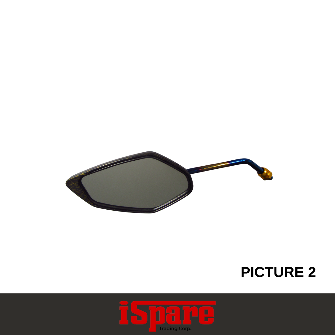 R8 SIDE MIRROR H3091L GOLD-CARBON