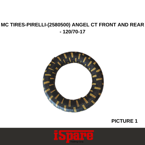 MC TIRES-PIRELLI-(2580500) ANGEL CT FRONT AND REAR - 120/70-17