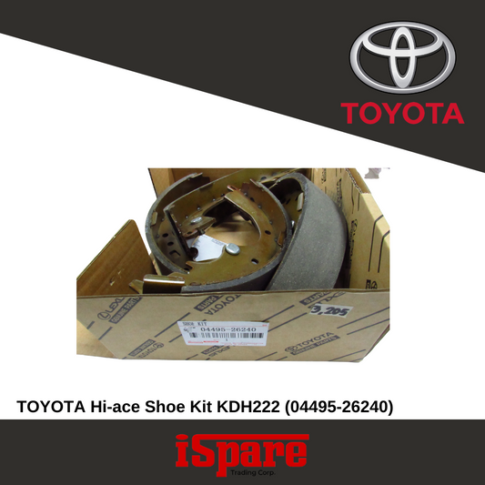 Brake Shoe Rr (04495-26240) TOYOTA HIACE KDH222