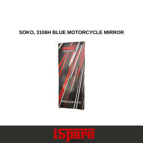 SOKO, 3106 H BLUE MOTORCYCLE MIRROR