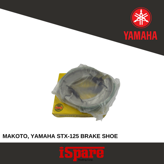 MAKOTO, YAMAHA GREEN LINING STX-125 FR BRAKE SHOE