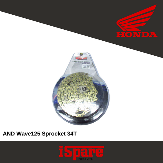 AND Wave125 Sprocket 34T