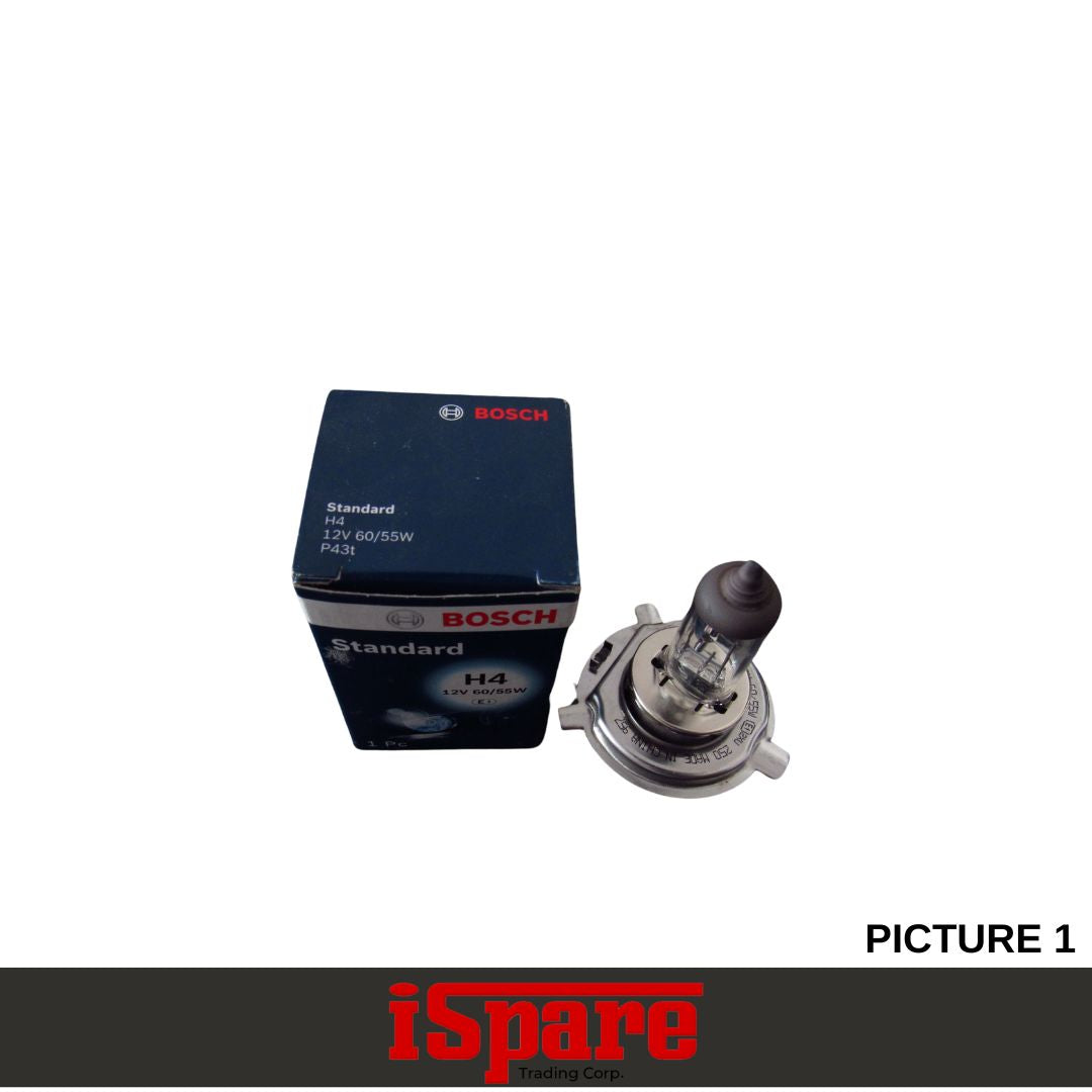 BOSCH H4, 12V 60 55W E1 STANDARD BULB