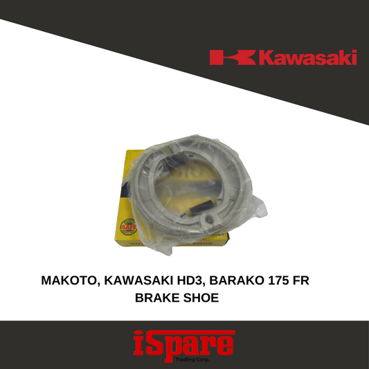 MAKOTO, KAWASAKI BARAKO175 FR BRAKE SHOE