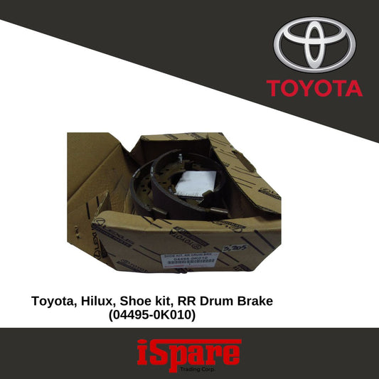 TOYOTA, HILUX 04495-0K010 BRAKE SHOE KIT,RR DRUM BRAKE