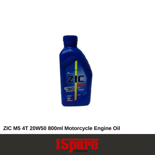 Zic M5 4T 20W50 800ml Motorcycle