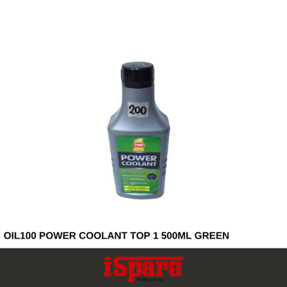 OIL100 POWER COOLANT TOP1 500ML GREEN 24X1