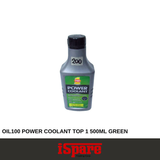 OIL100 POWER COOLANT TOP1 500ML GREEN 24X1