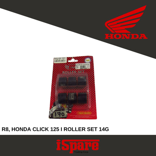 R8, HONDA CLICK 125 I ROLLER SET 14G