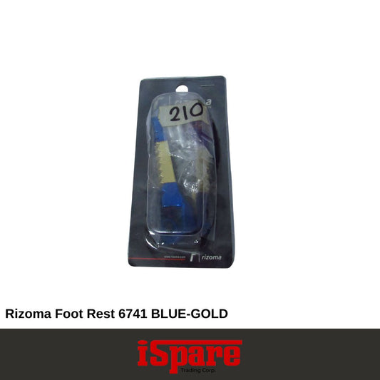 Rizoma FootRest 6741 Blue-Gold