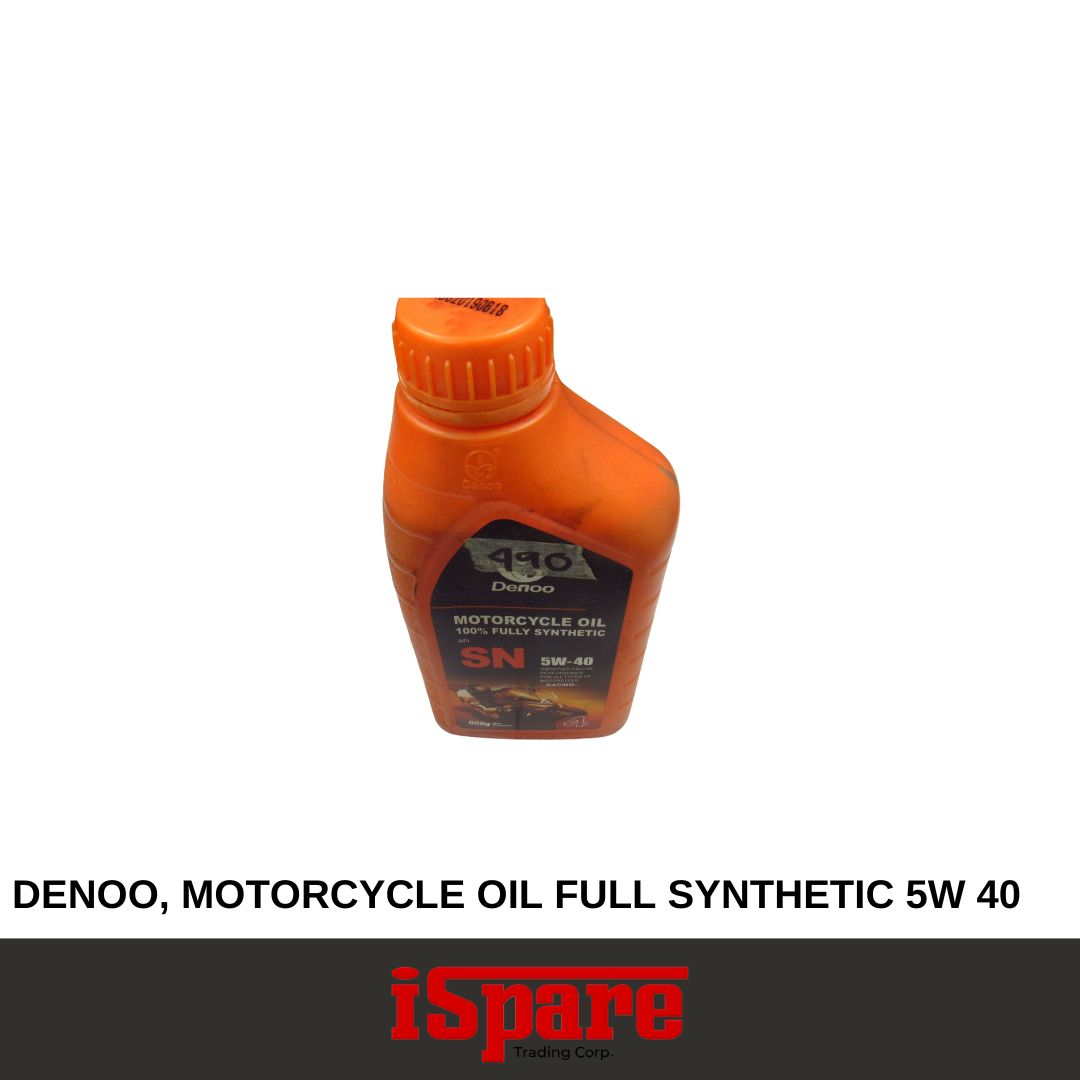 DENOO, MOTORCYCLE OIL FULLY SYNTHETIC 5W 40