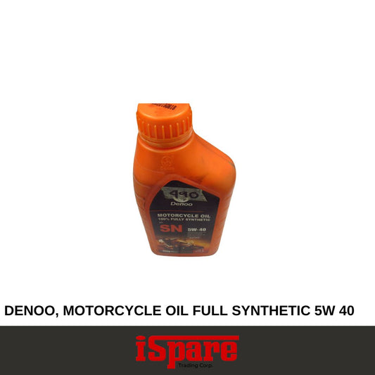 DENOO, MOTORCYCLE OIL FULLY SYNTHETIC 5W 40