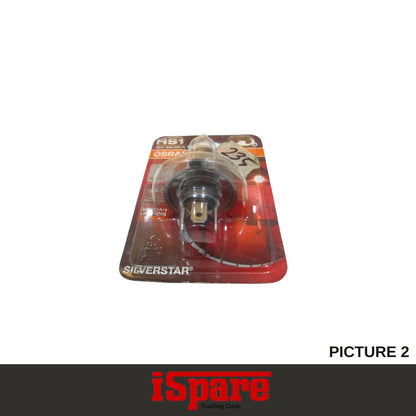 MC BULB-OSRAM-OSR17 (62327SVS-01B) BA20D SILVERSTAR HALOGEN BULB-12V 35/35W (B35)