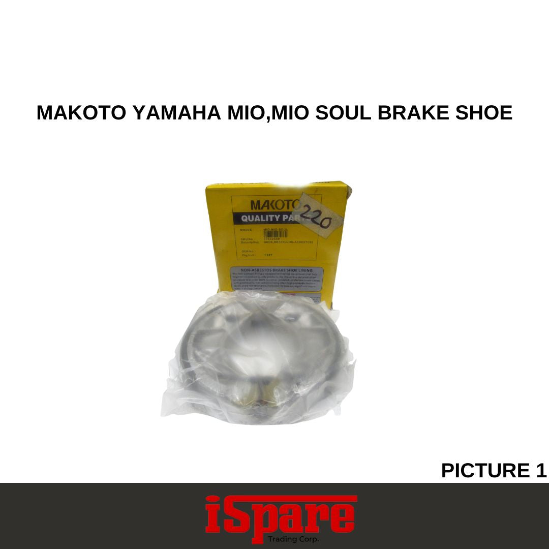 MAKOTO YAMAHA MIO SOUL BRAKE SHOE