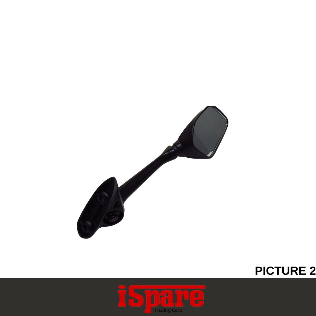 BUSH-R, H3055-2 BLACK MOTORCYCLE MIRROR